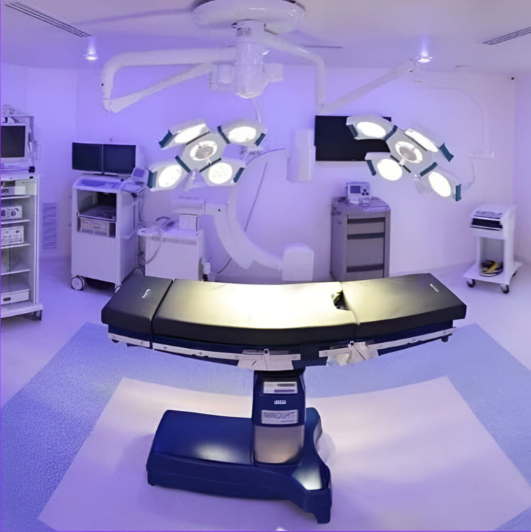 Arquitectura médica segura con personal especializado en salud